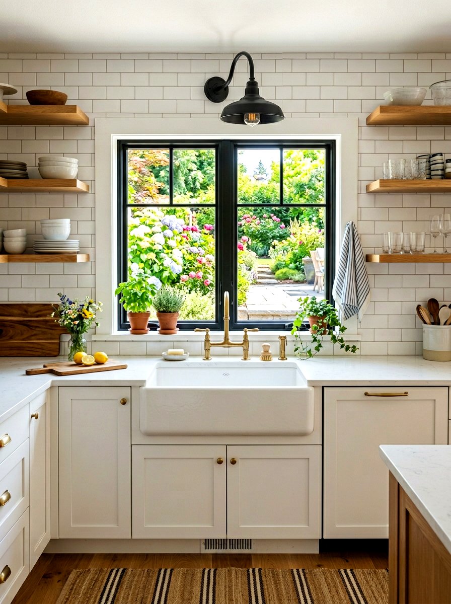 Kitchen Sink Window Sconce - 30 kitchen lighting ideas