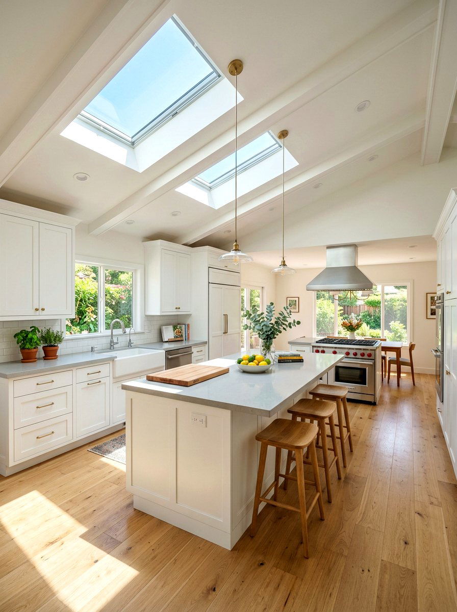 Kitchen Skylights - 30 kitchen remodel ideas