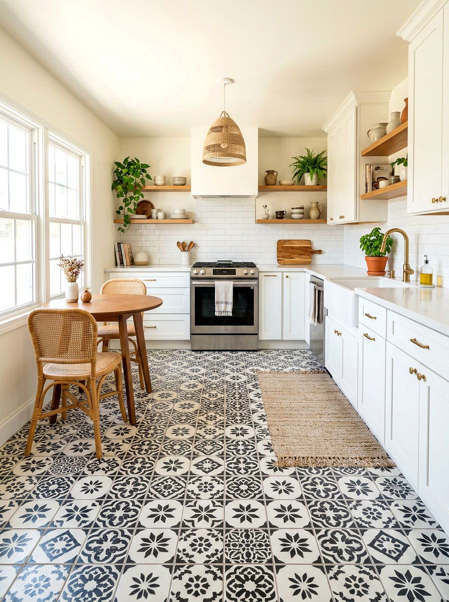 Kitchen Tile Paint - 30 budget kitchen ideas