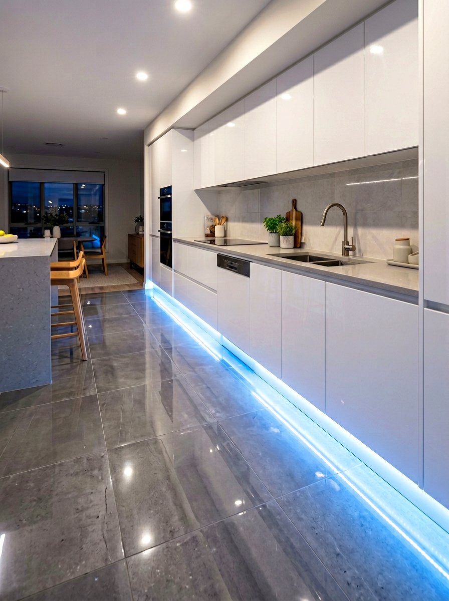 Kitchen Toe Kick Lighting - 30 kitchen lighting ideas