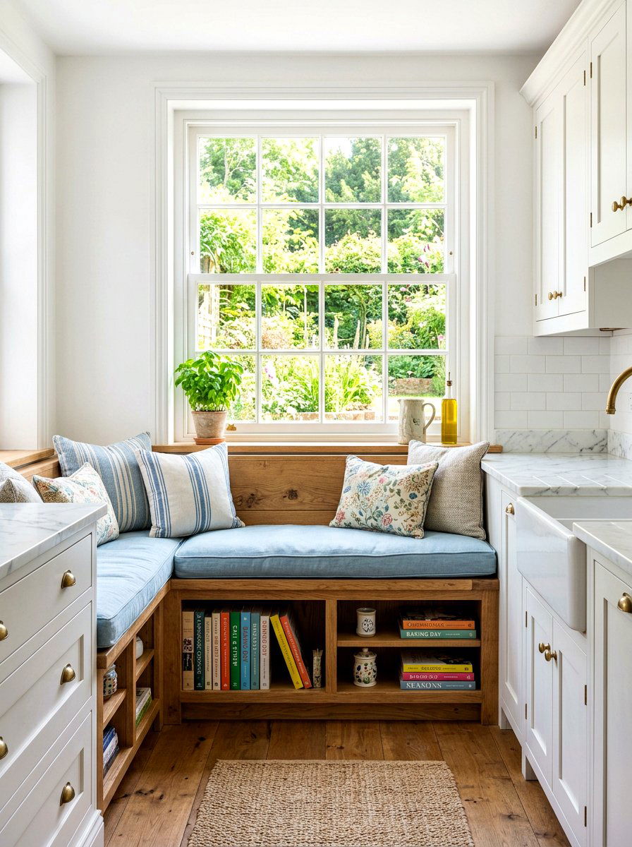 Kitchen Window Bench Seating - 30 window seat bookshelf ideas