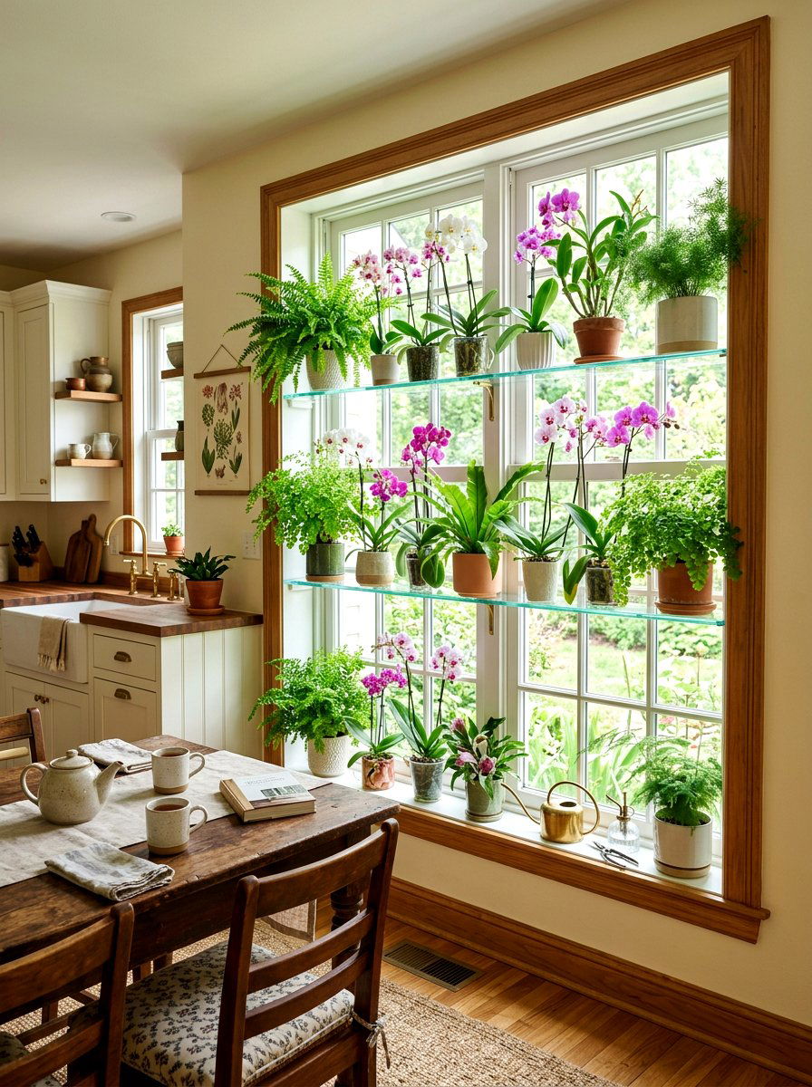 Kitchen Window Garden Bar - 30 kitchen plant ledge ideas
