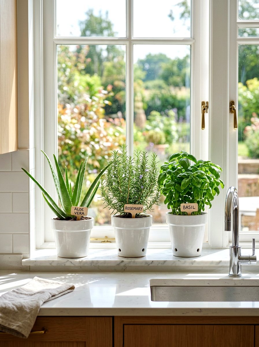 Kitchen Window Herb Garden - 30 medicinal herb garden ideas