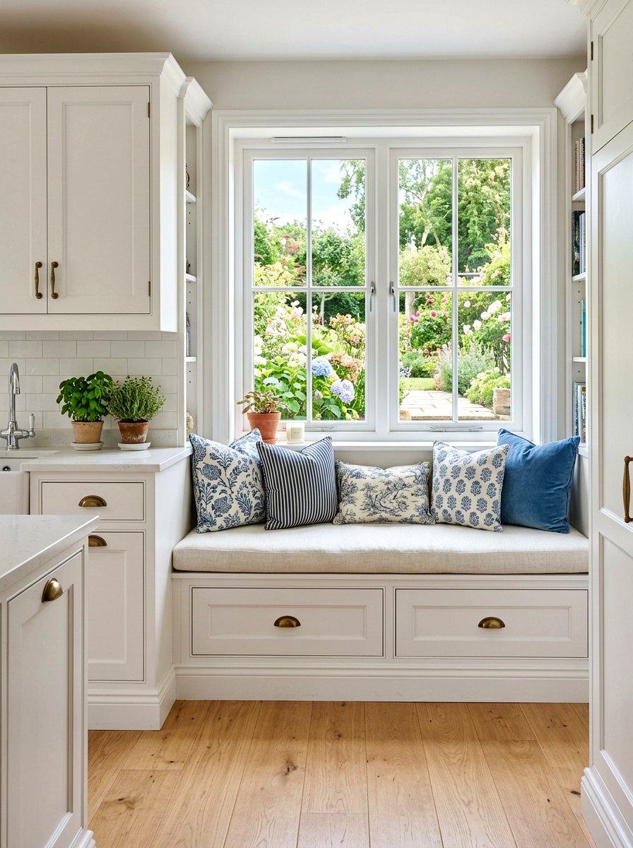 Kitchen Window Seat - 30 Pinterest kitchen ideas