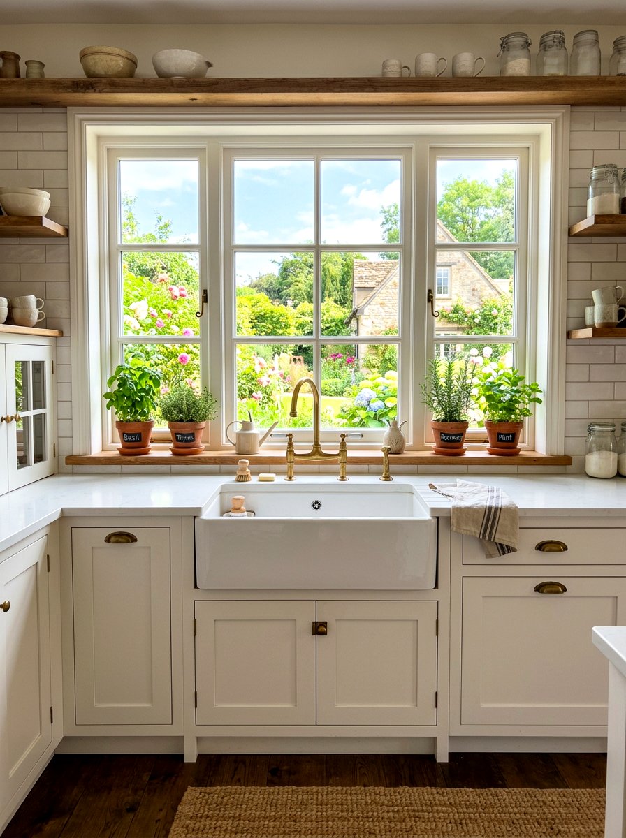 Kitchen Window Sink - 30 no upper cabinet kitchen ideas