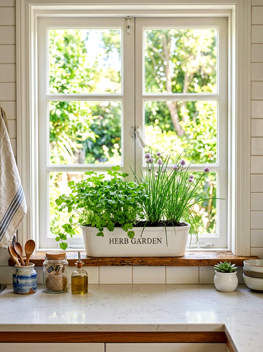 Kitchen Windowsill Garden - 30 salsa garden ideas