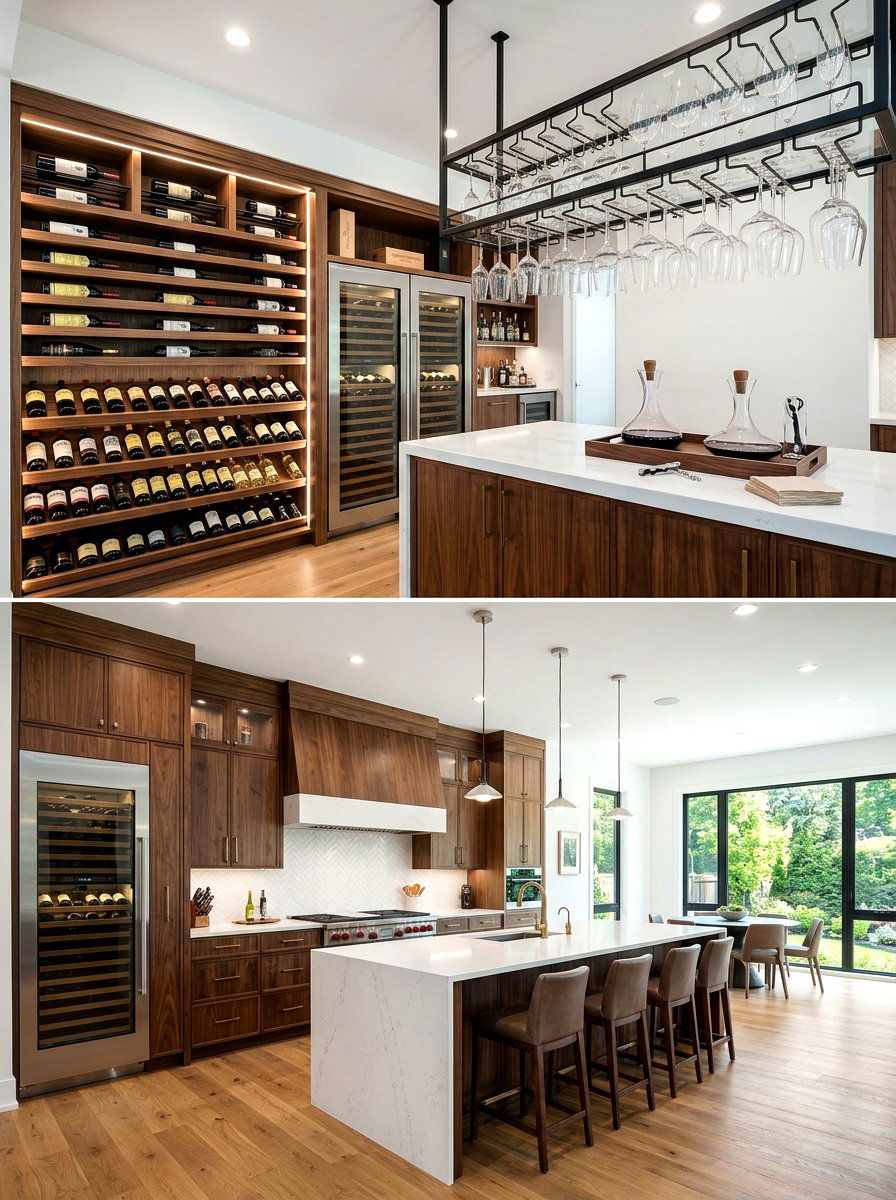 Kitchen Wine Shelves - 30 kitchen shelfie ideas