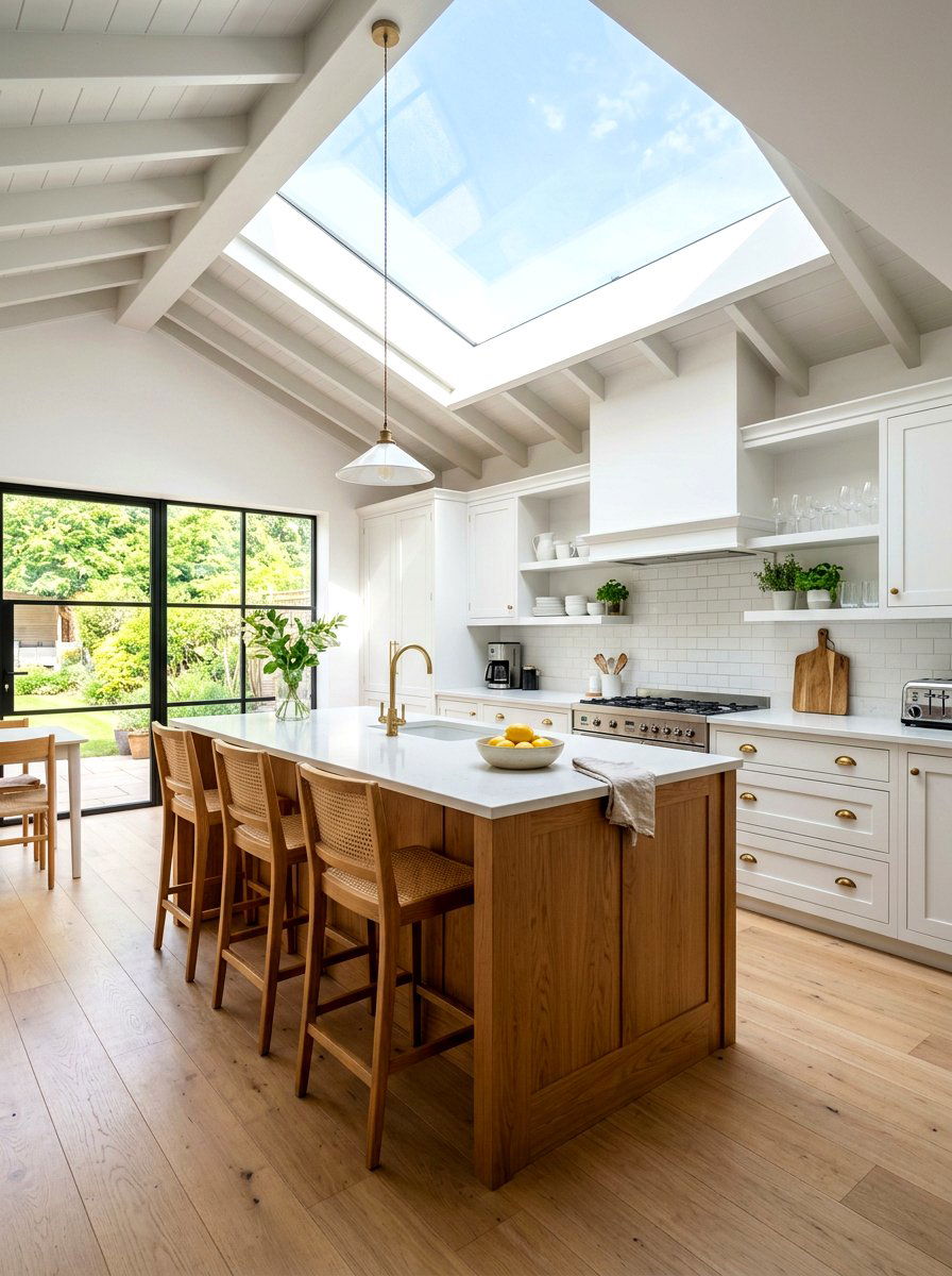 Kitchen With Skylight - 30 Scandinavian kitchen ideas