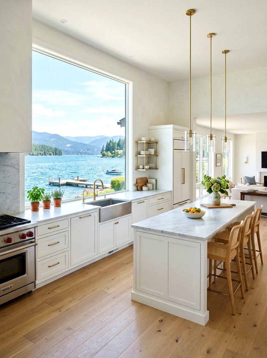 30 Lake House Kitchen Ideas for a Bright, Relaxed Lakeside Home