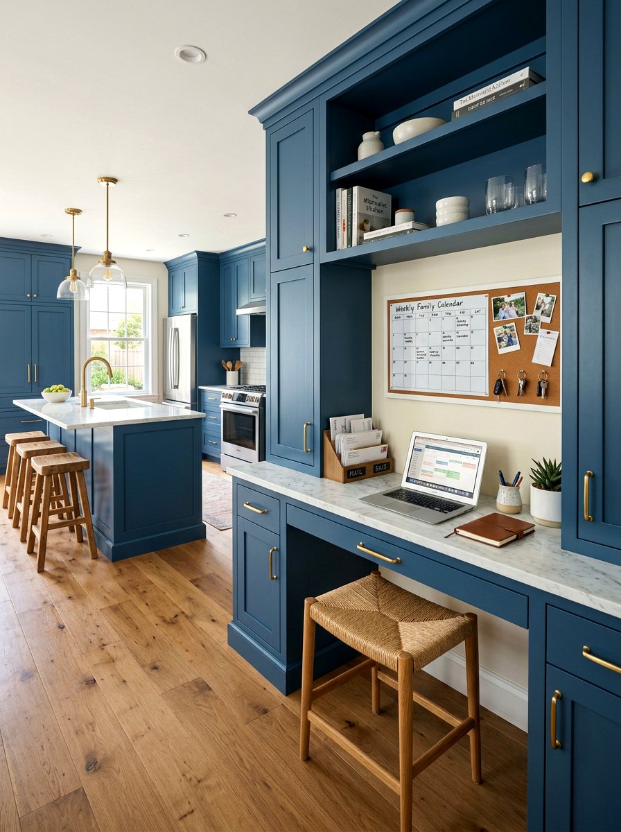 Kitchen command center - 30 study nook ideas
