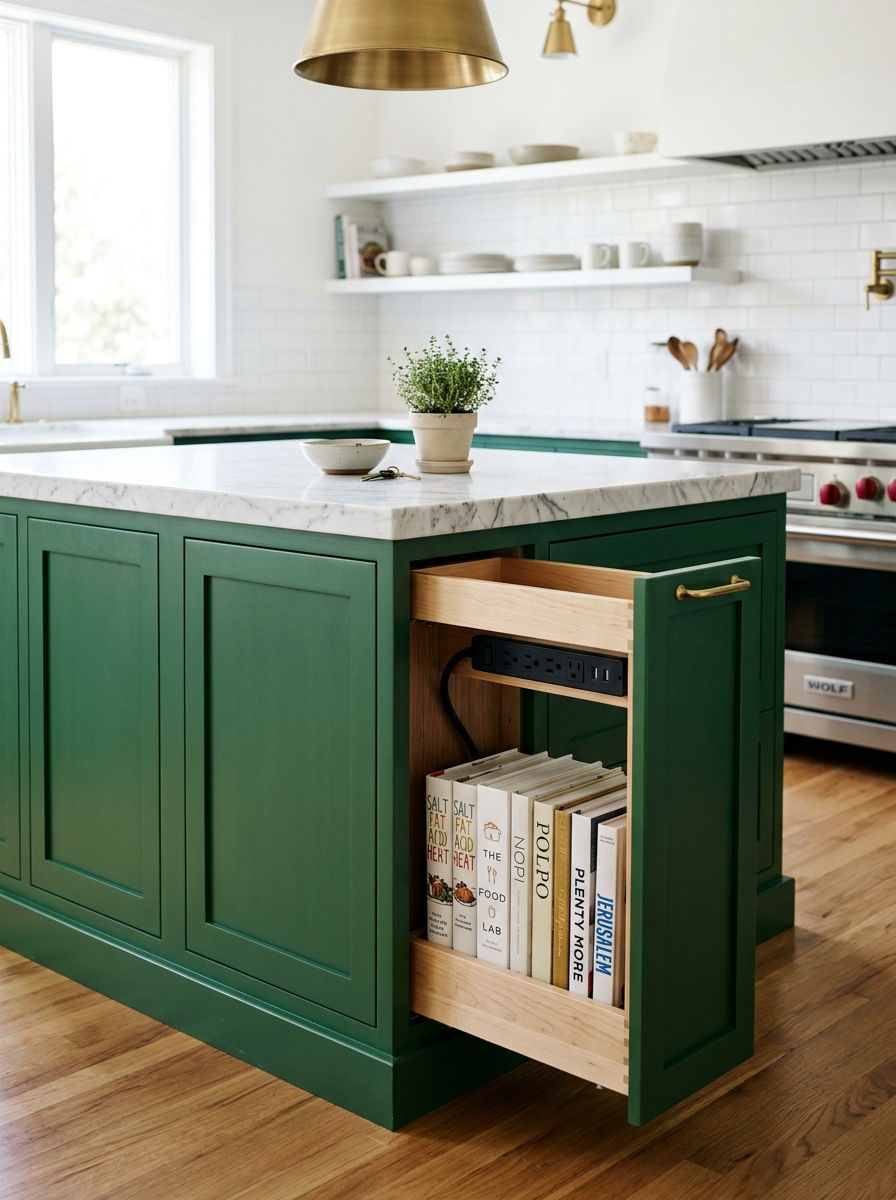 Kitchen island side storage - 30 vertical drawer storage ideas