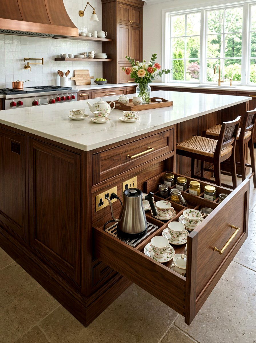 30 Hidden Tea Pantry Ideas for a Beautiful Brew Station