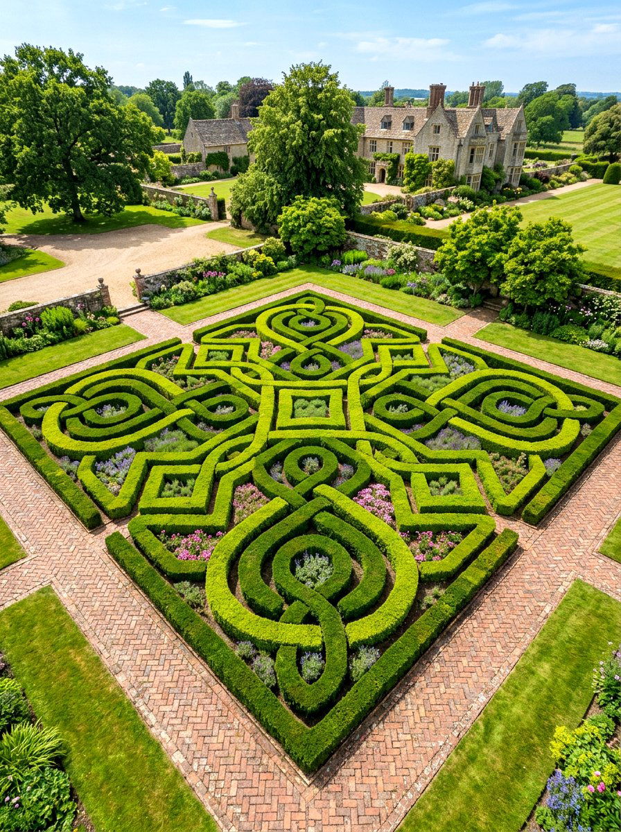 Knot Garden - 30 formal garden ideas