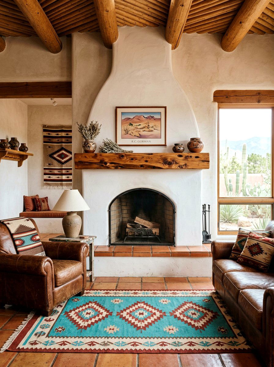 Knotty Alder Mantel - 30 wood mantel beam ideas