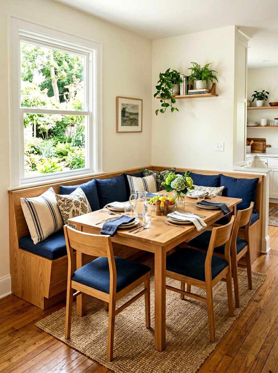L Shaped Breakfast Nook - 30 kitchen nook ideas
