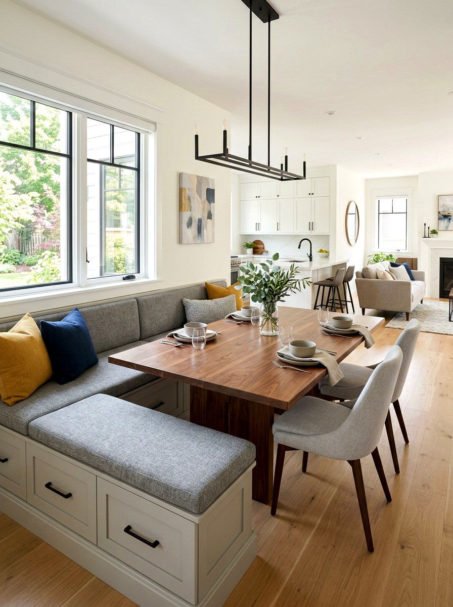 L Shaped Dining Nook Storage - 30 banquette storage drawers ideas
