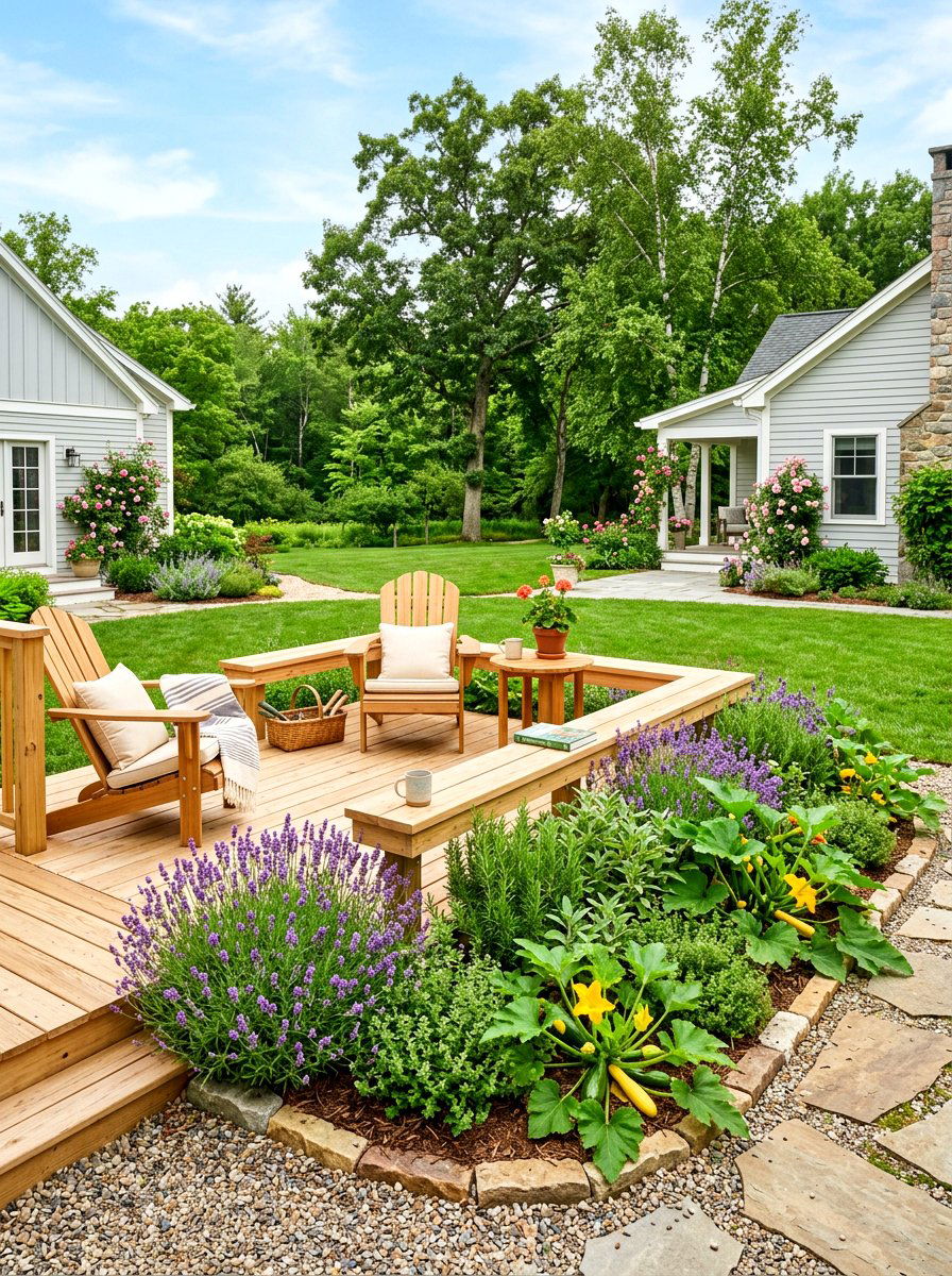 L Shaped Garden Bed - 30 raised kitchen garden ideas