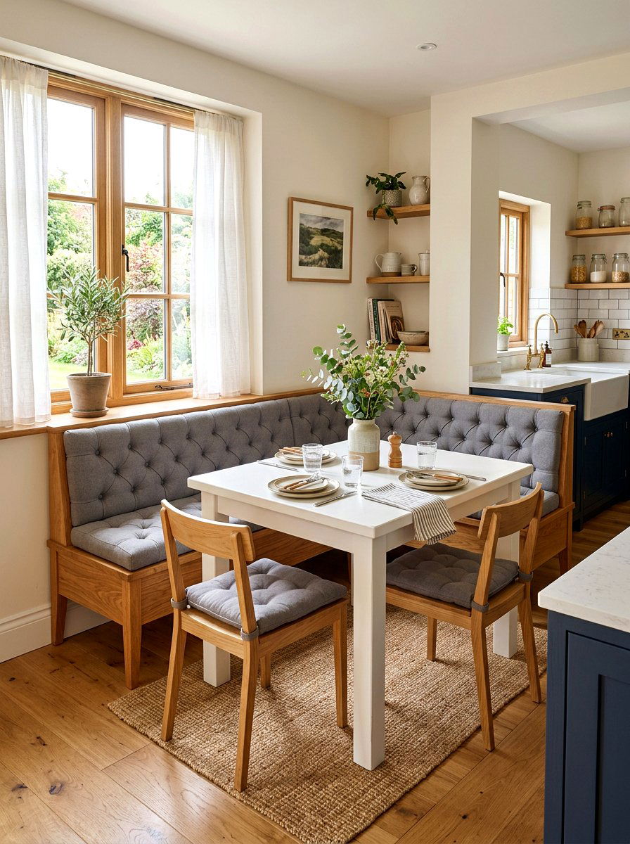L Shaped Kitchen Bench - 30 eat in kitchen ideas