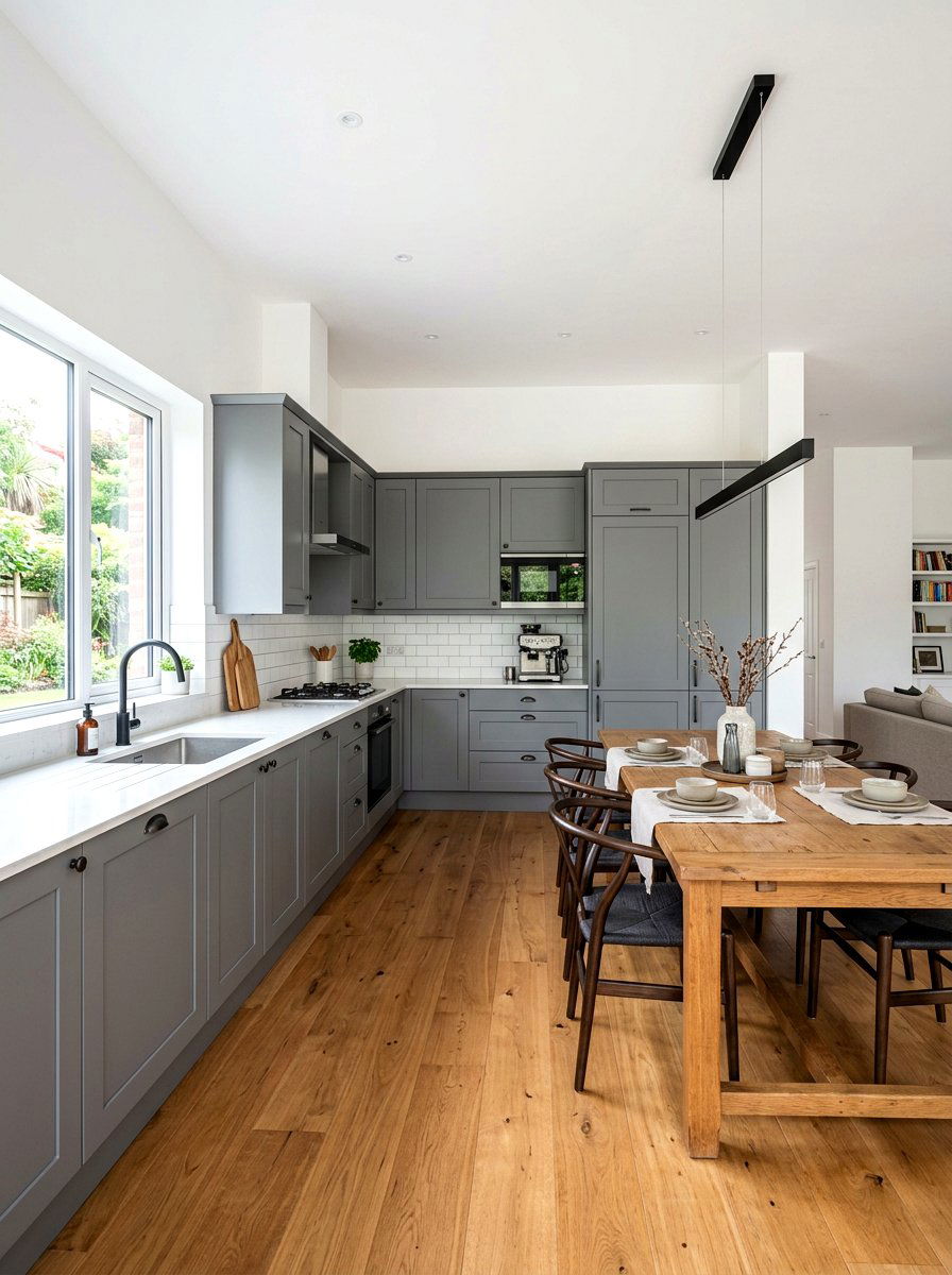 L Shaped Kitchen Dining Layout - 30 kitchen dining area ideas
