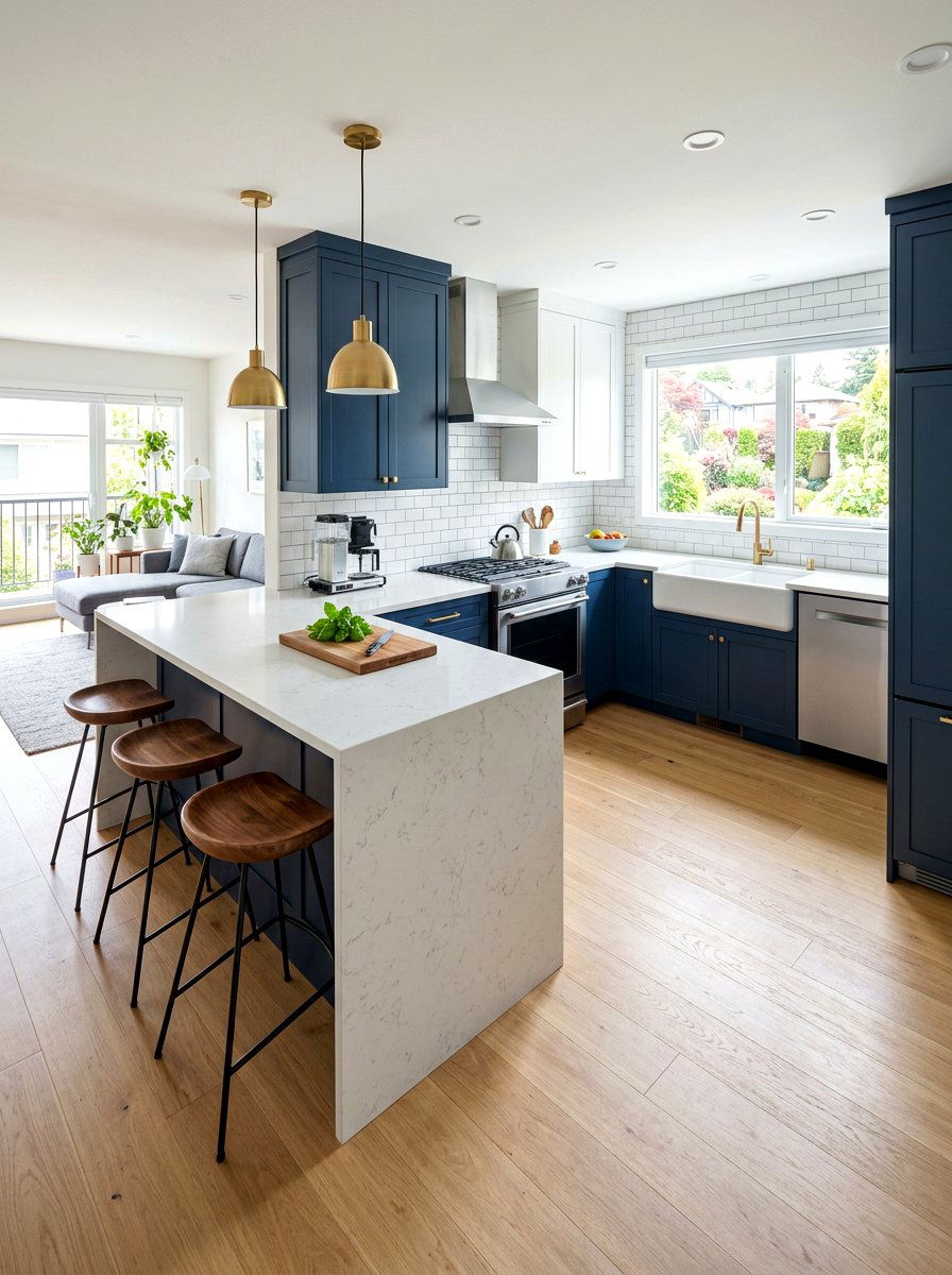 L Shaped Kitchen With Peninsula - 30 kitchen peninsula ideas