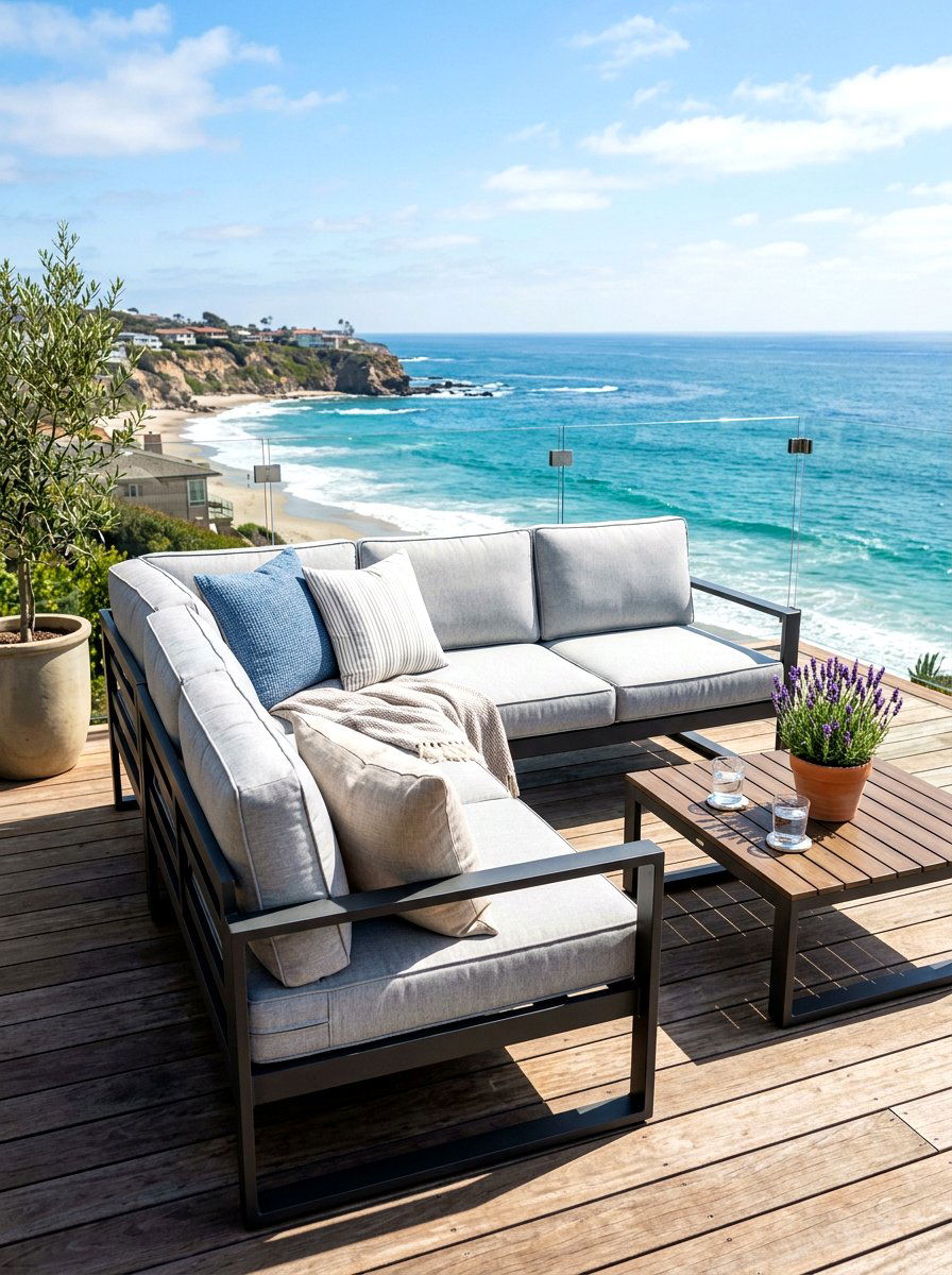 L Shaped Patio Sofa - 30 outdoor sectional ideas
