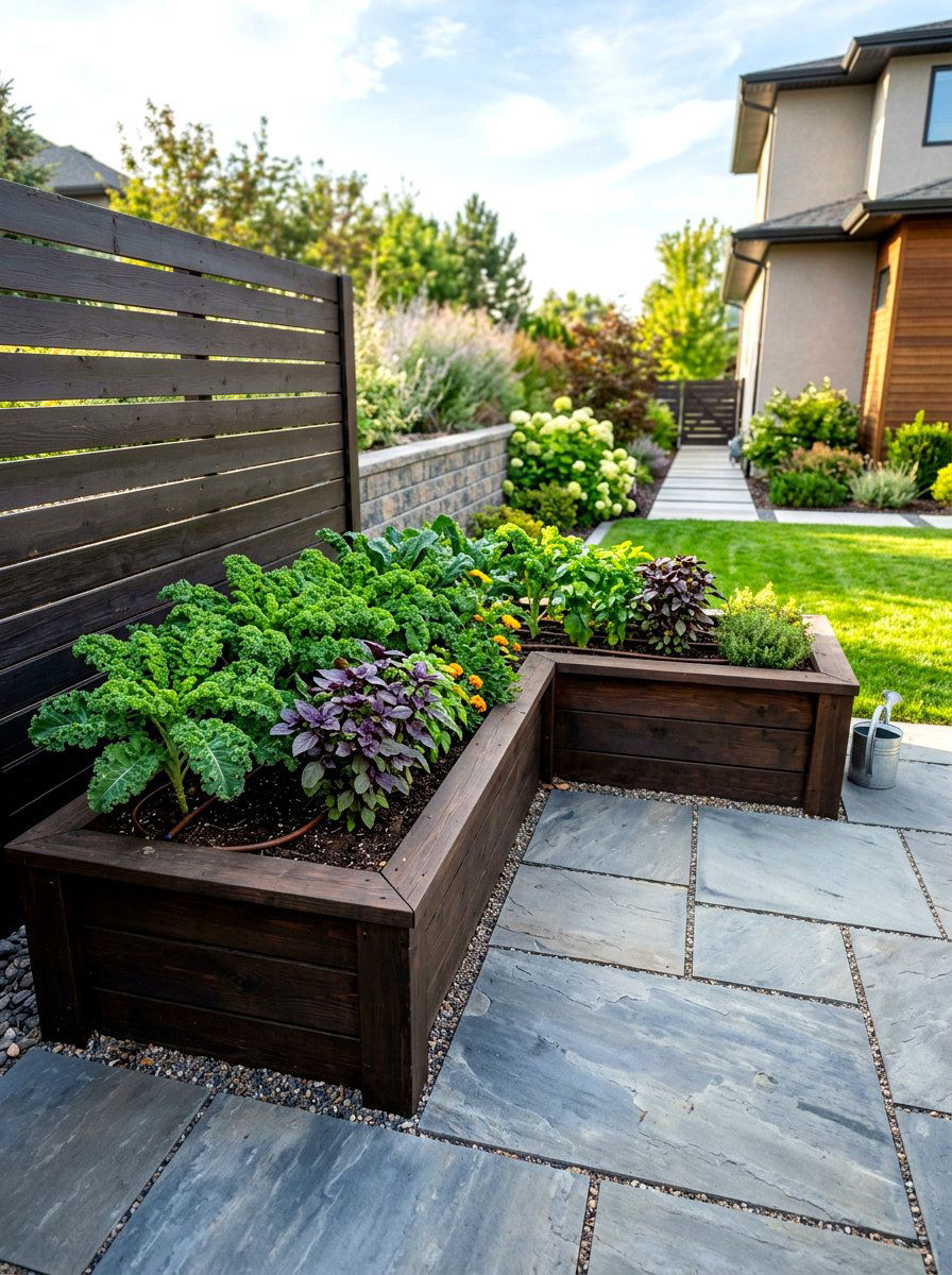 L Shaped Raised Garden Bed - 30 raised bed layout ideas