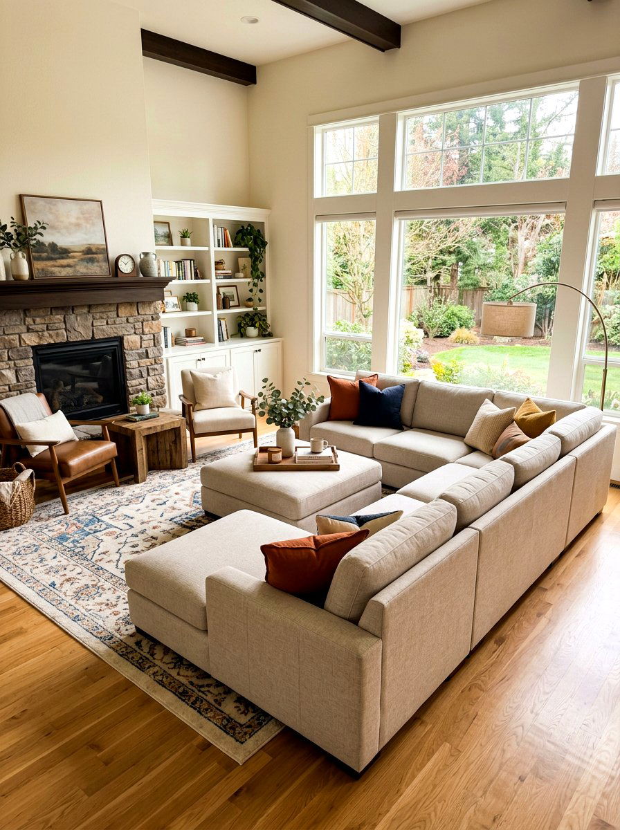 L Shaped Sectional - 30 living room furniture ideas