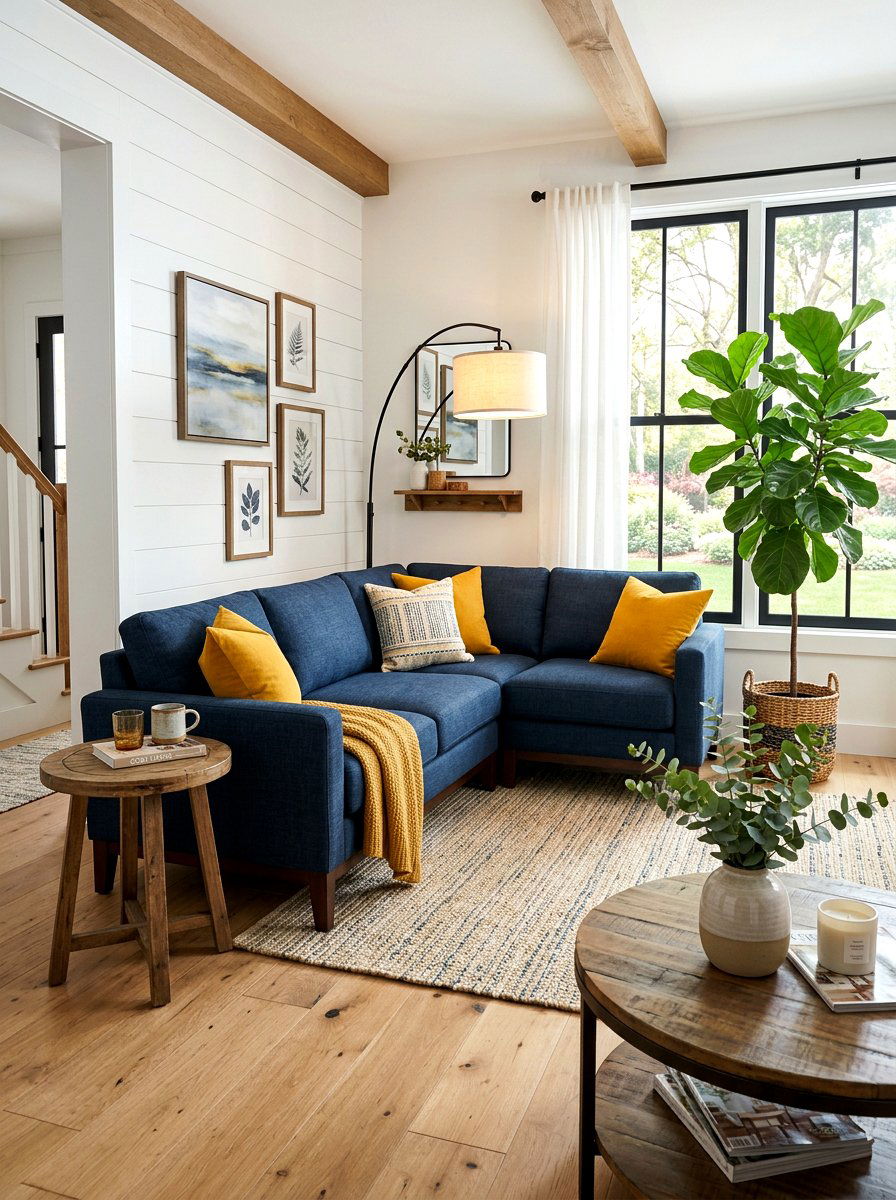 L Shaped Sectional In Corner - 30 sectional layout ideas