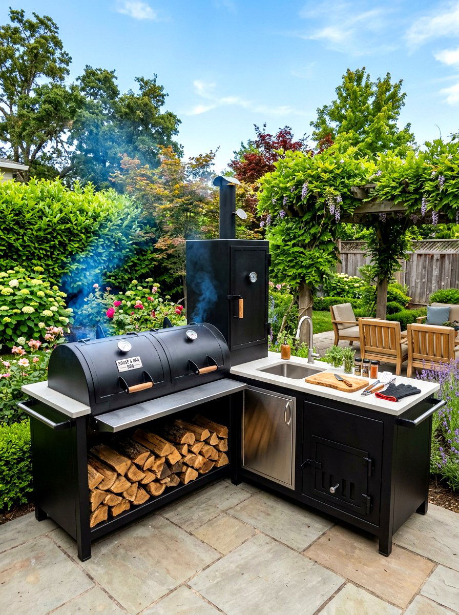 30 Smoker Patio Corner Ideas for Better BBQ Setup and Flow
