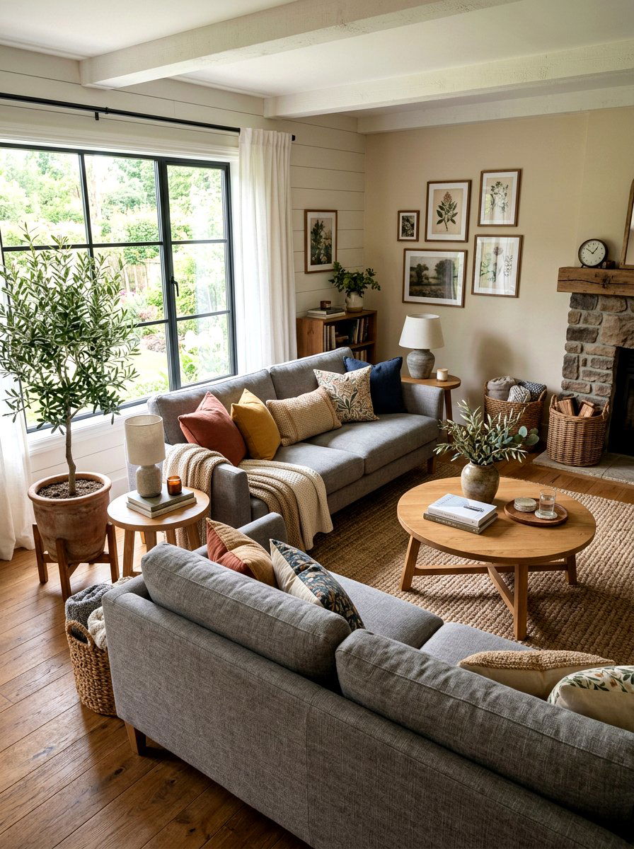 L Shaped Sofa Arrangement - 30 twin sofa living room ideas