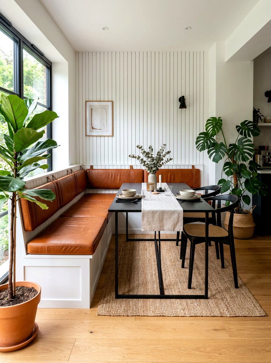 L shaped dining bench - 30 built in dining bench ideas