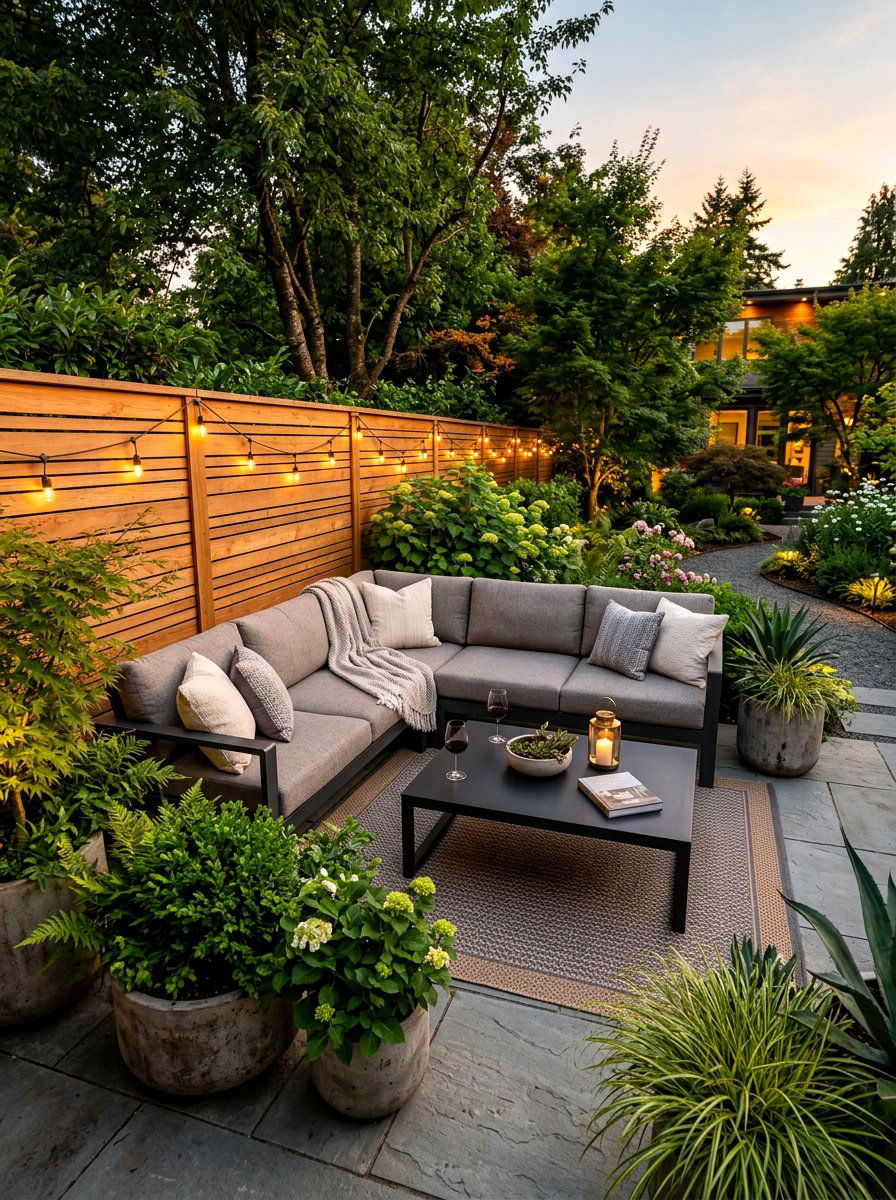 L shaped outdoor sofa - 30 modern patio sectional ideas