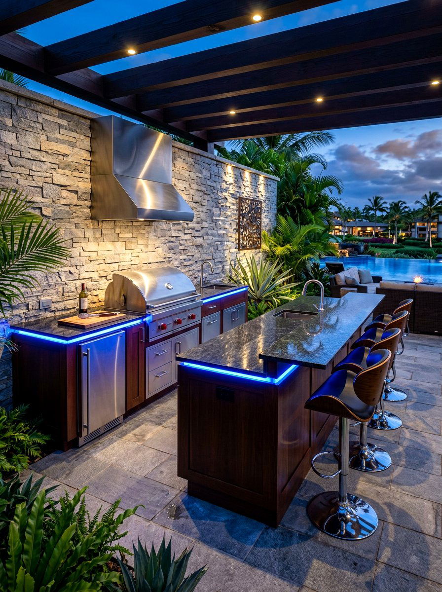 LED Strip Lighting - 30 patio lighting ideas