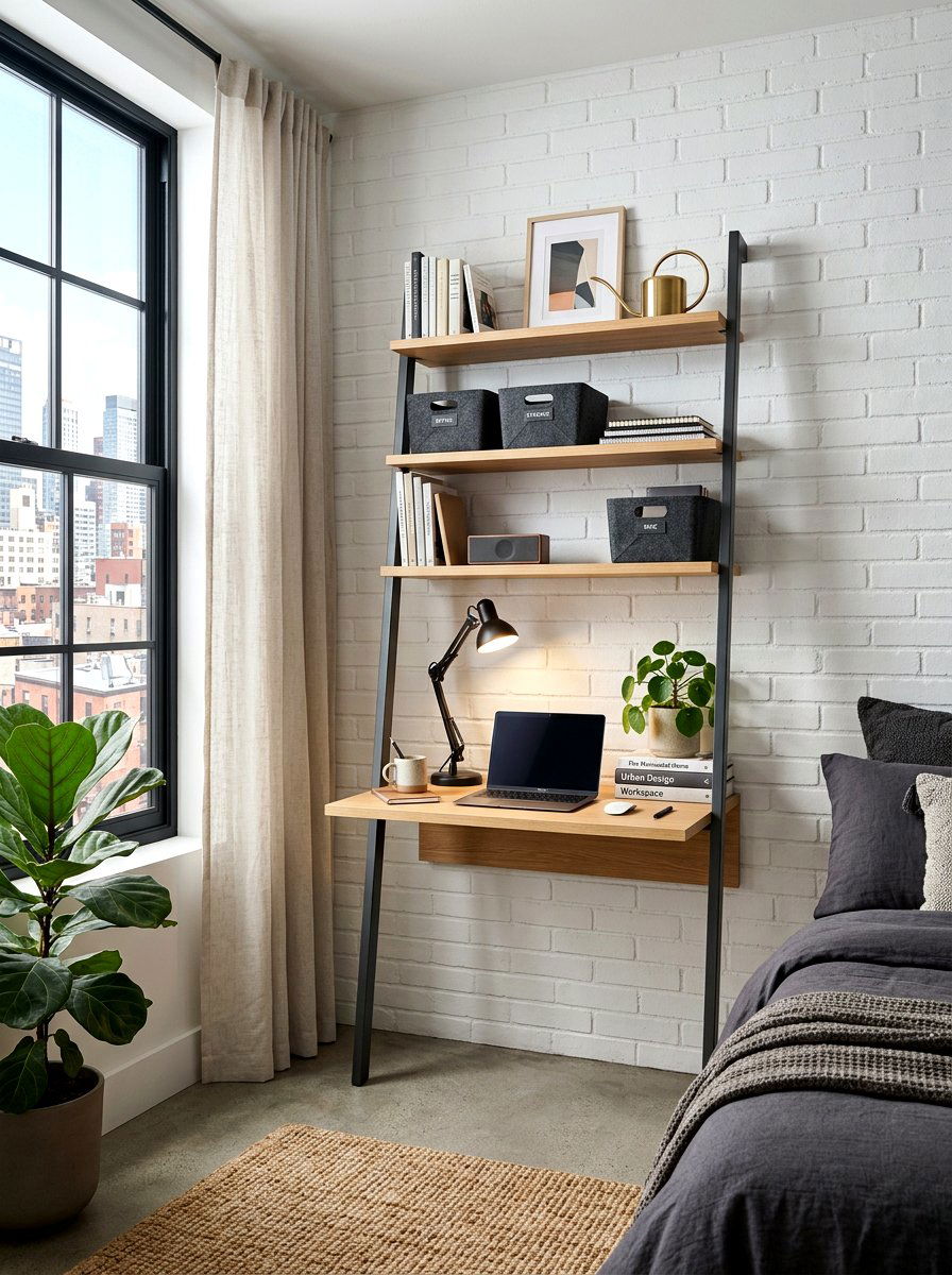 Ladder Desk Storage - 30 file cabinet alternatives ideas