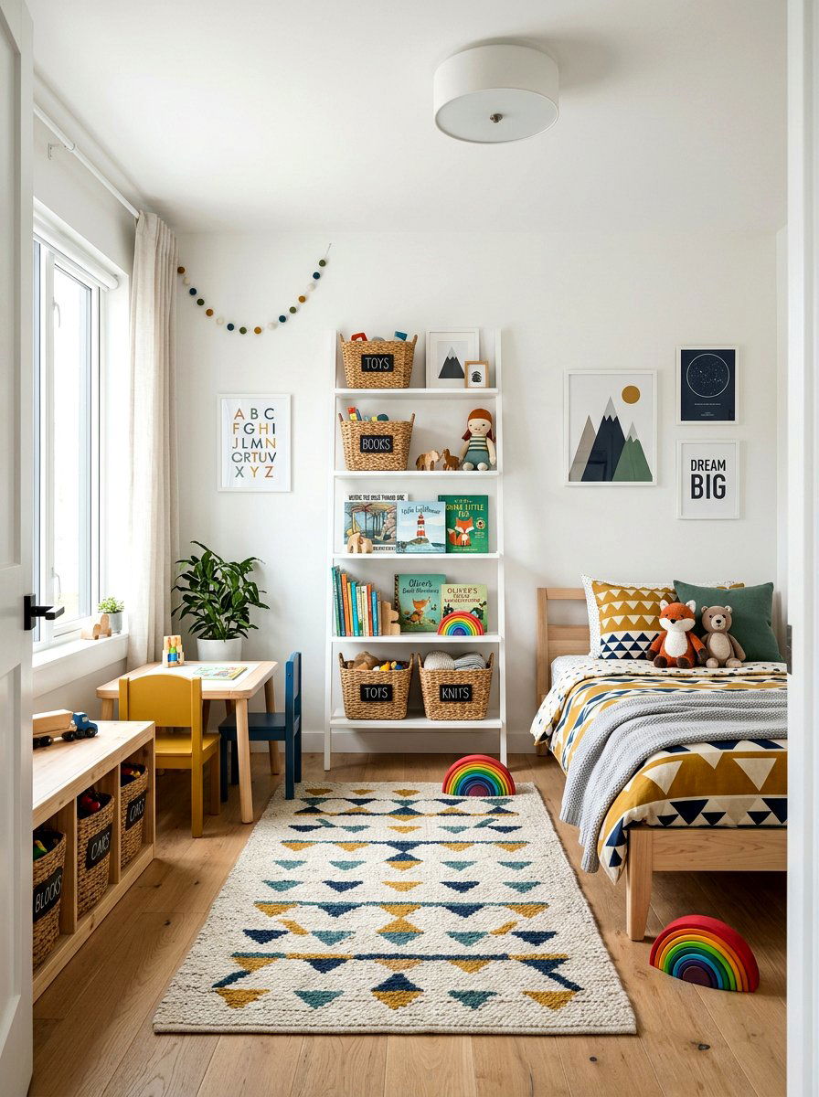 Ladder Shelf Display - 30 toy storage ideas