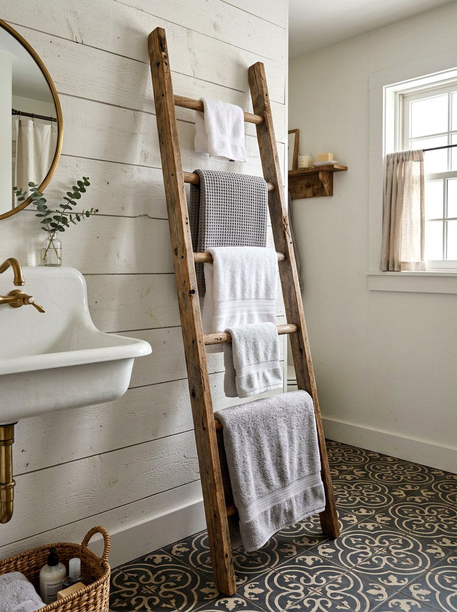 30 Cottage Farmhouse Bathroom Ideas for Rustic, Bright Spa Days
