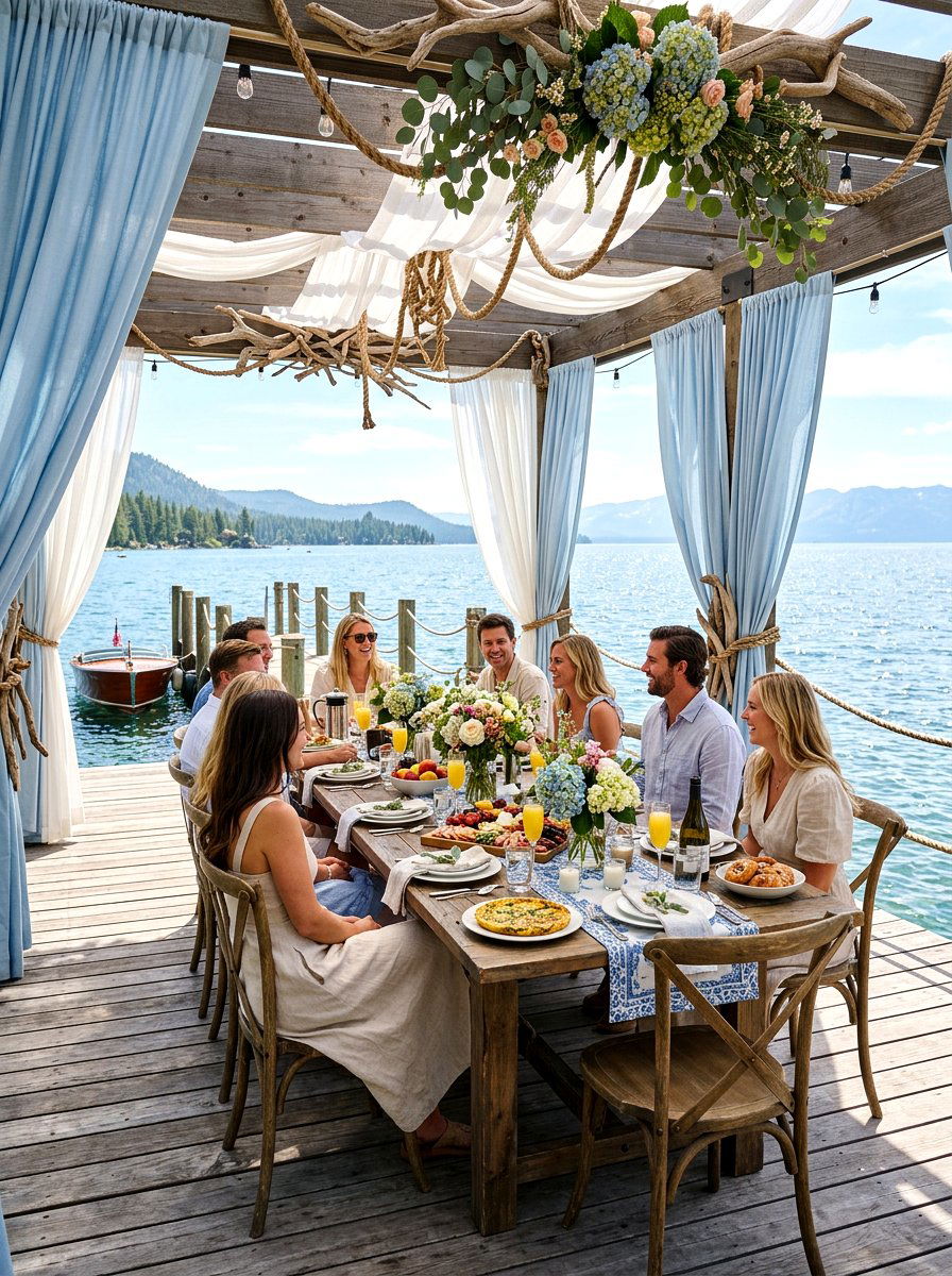 30 patio brunch setup ideas: Make Your Weekend Table Pop