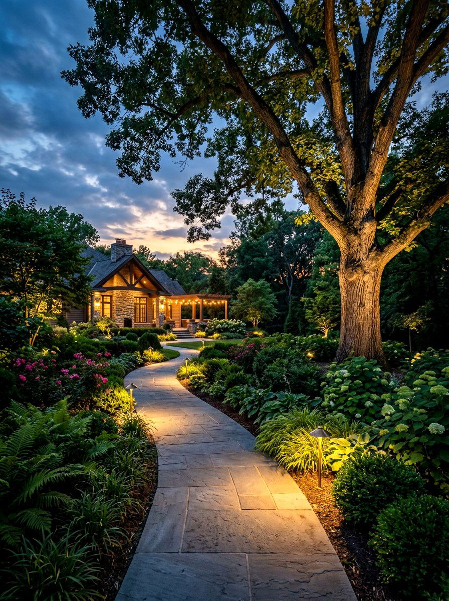 Landscape Lighting - 30 year round garden ideas