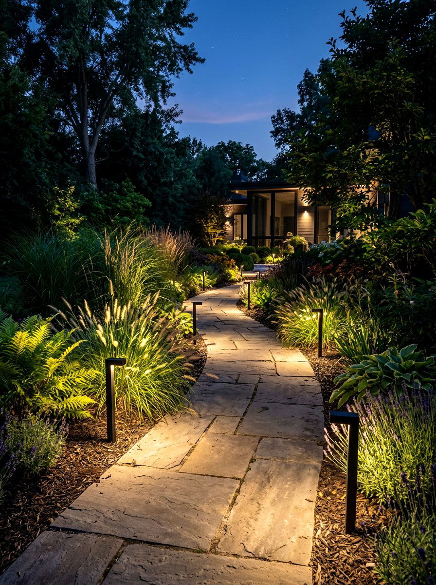 Landscape Path Lighting - 30 viral backyard ideas