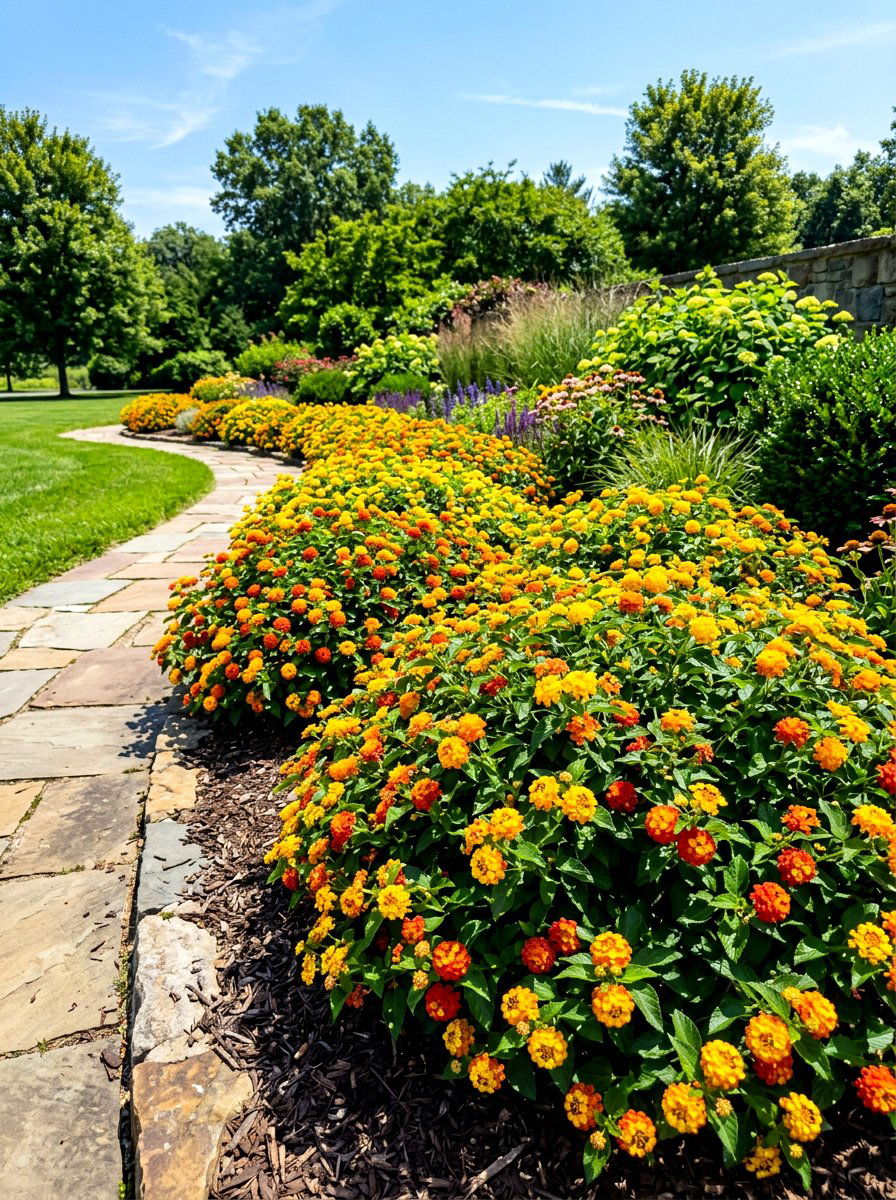 Lantana Garden - 30 hummingbird garden ideas