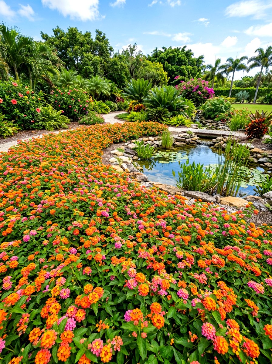 Lantana Ground Cover - 30 butterfly garden ideas