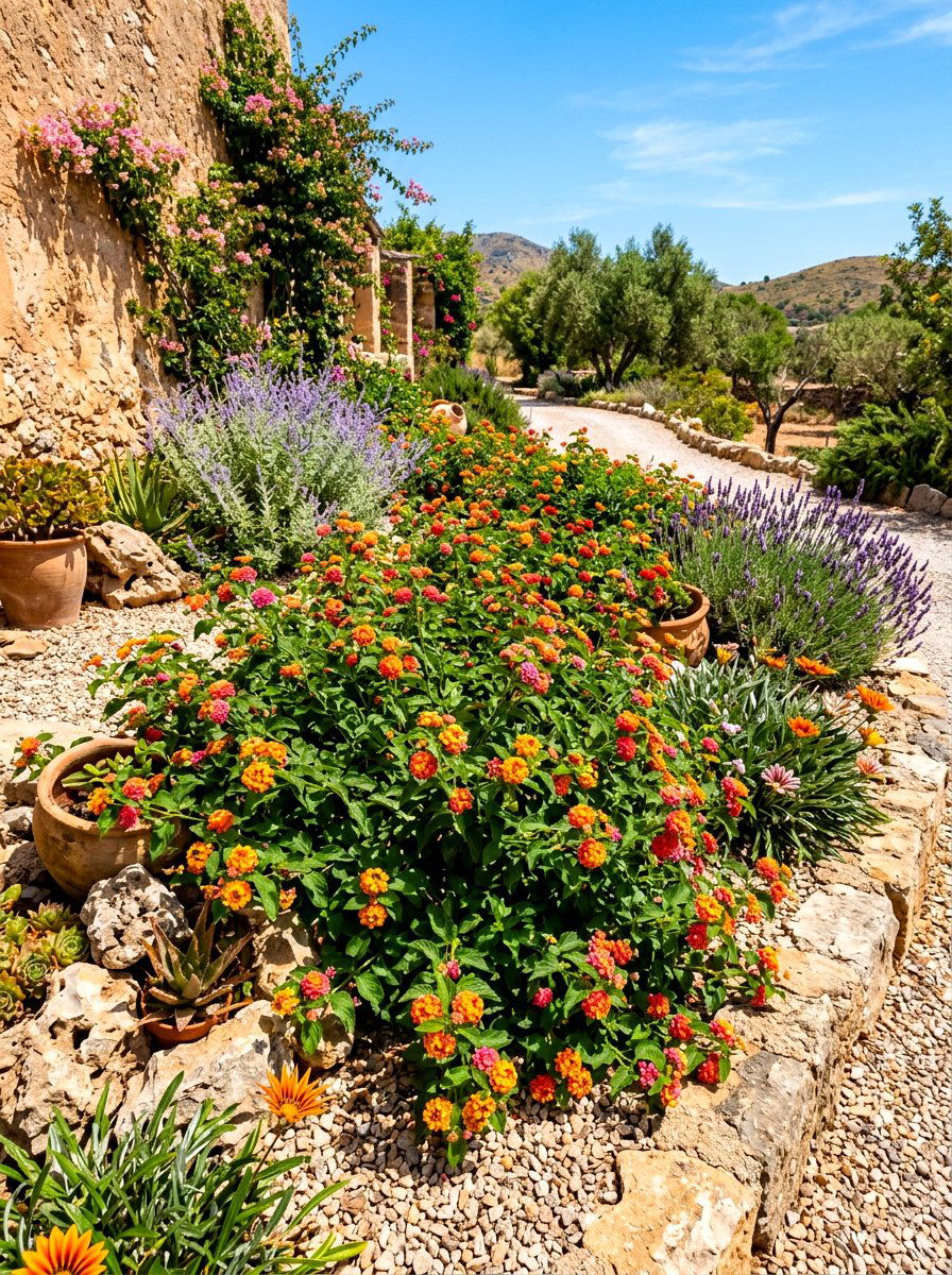 Lantana for heat tolerance - 30 annual flower bed ideas