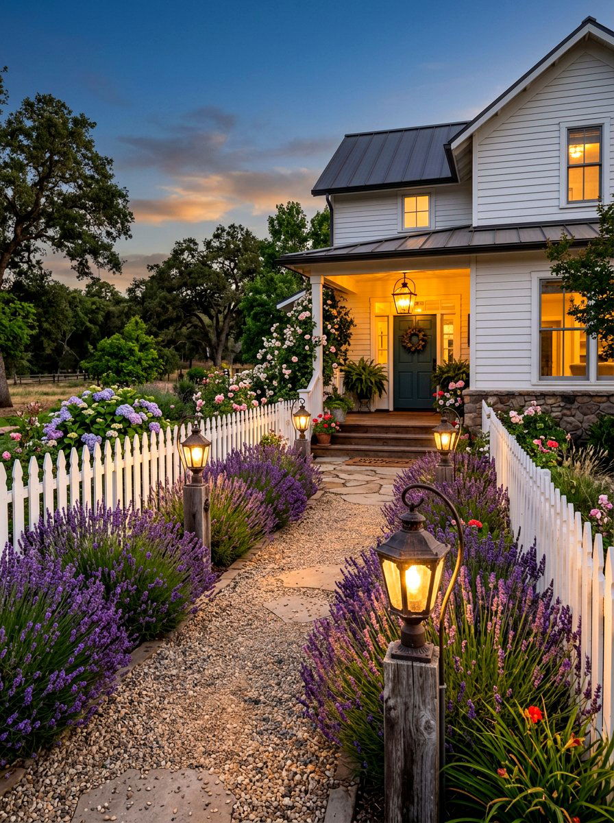 Lantern Style Path Lights - 30 pathway lighting ideas
