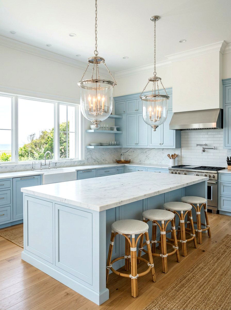 Lantern pendant light spacing - 30 island pendant spacing ideas
