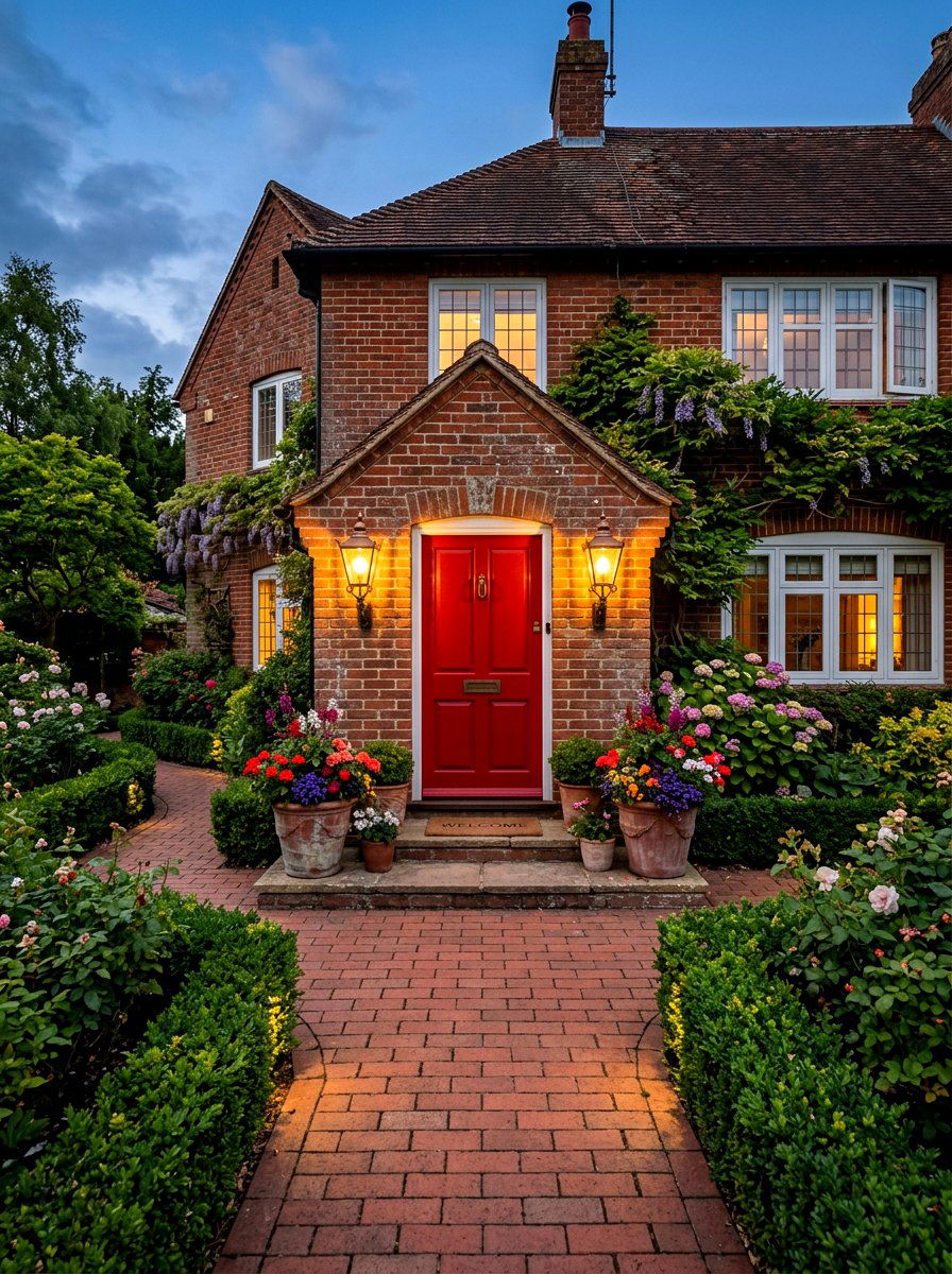 Lantern wall light - 30 exterior lighting ideas for front of house