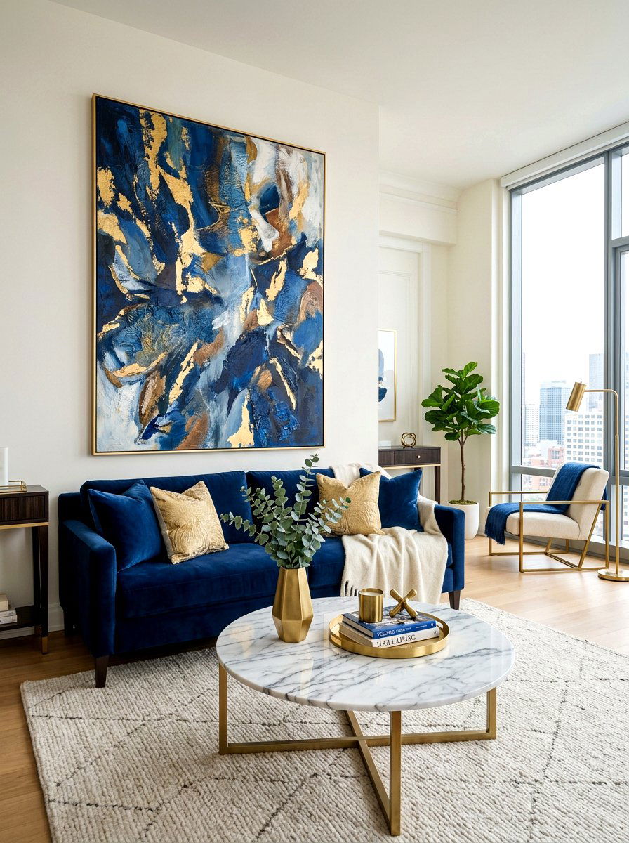 Large Abstract Canvas - 30 oversized wall art ideas