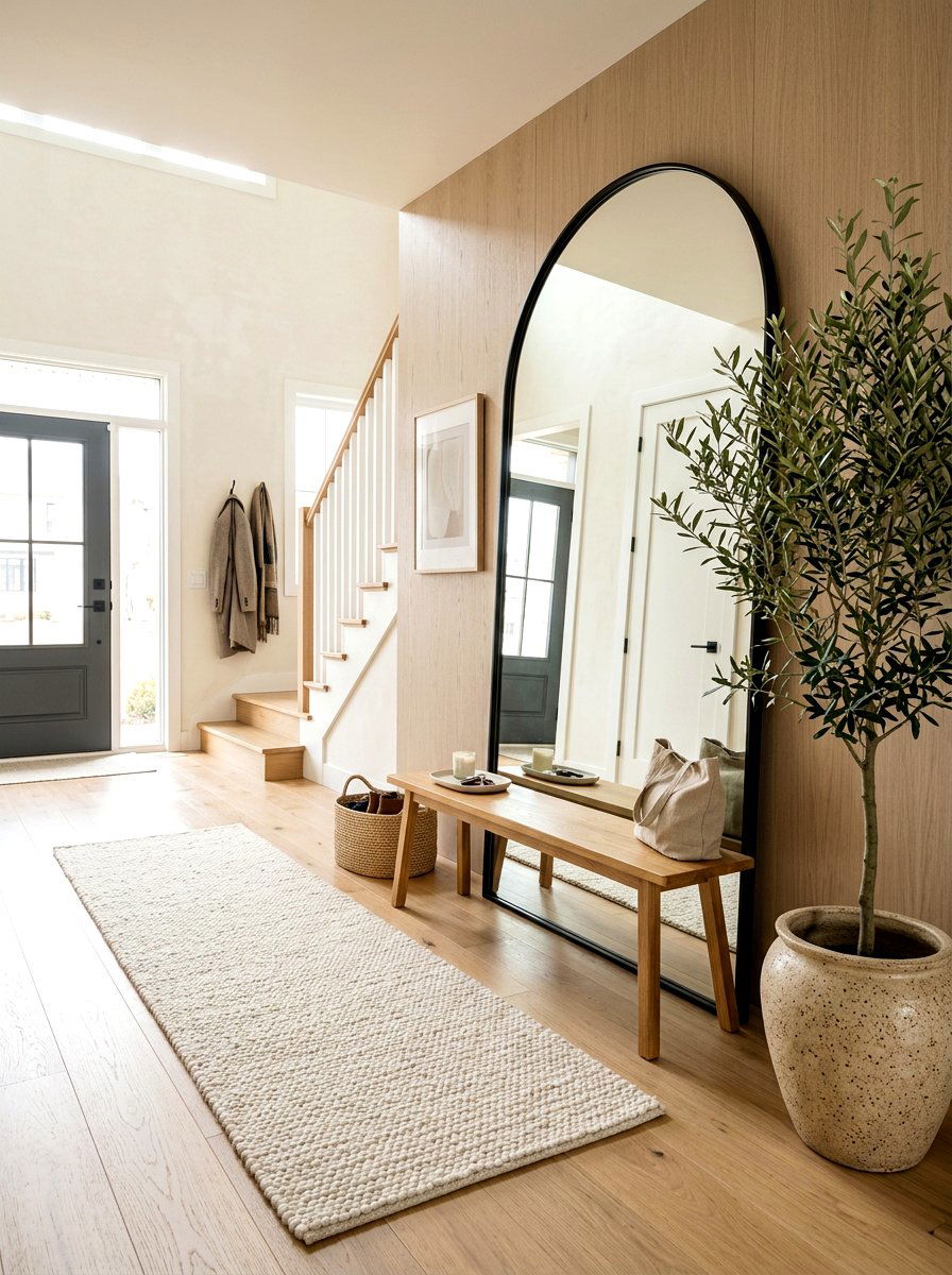 Large Arched Mirror - 30 viral entryway ideas
