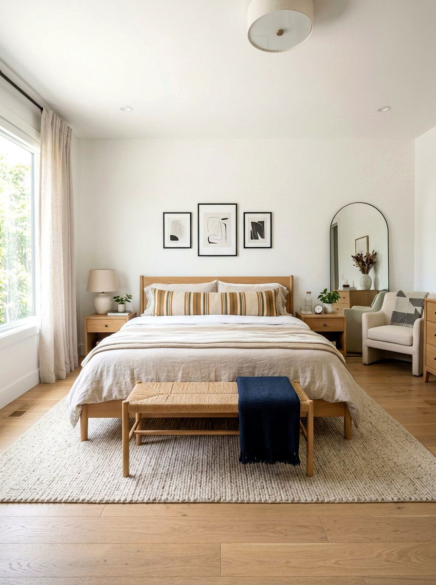 Large Bolster Pillow - 30 elevated bedscape ideas