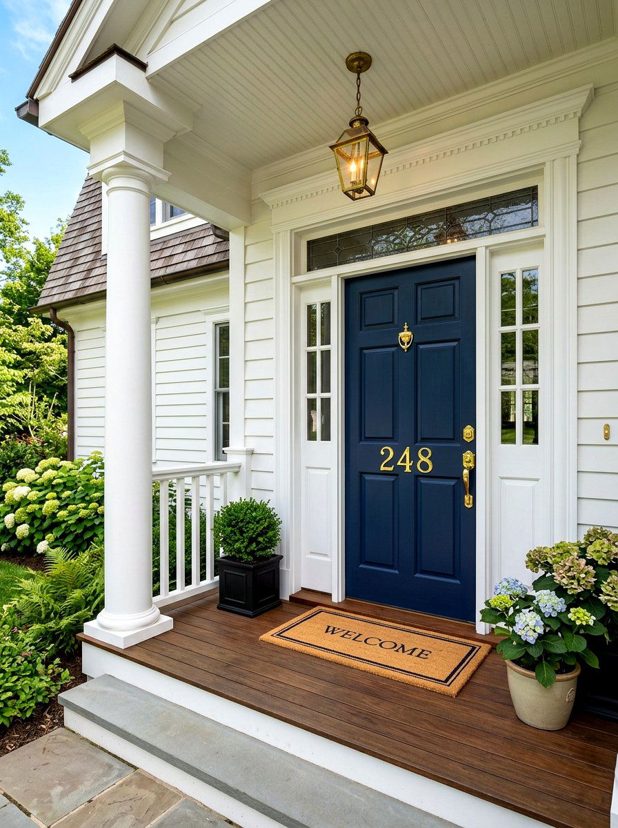 Large Brass House Numbers - 30 house number display ideas