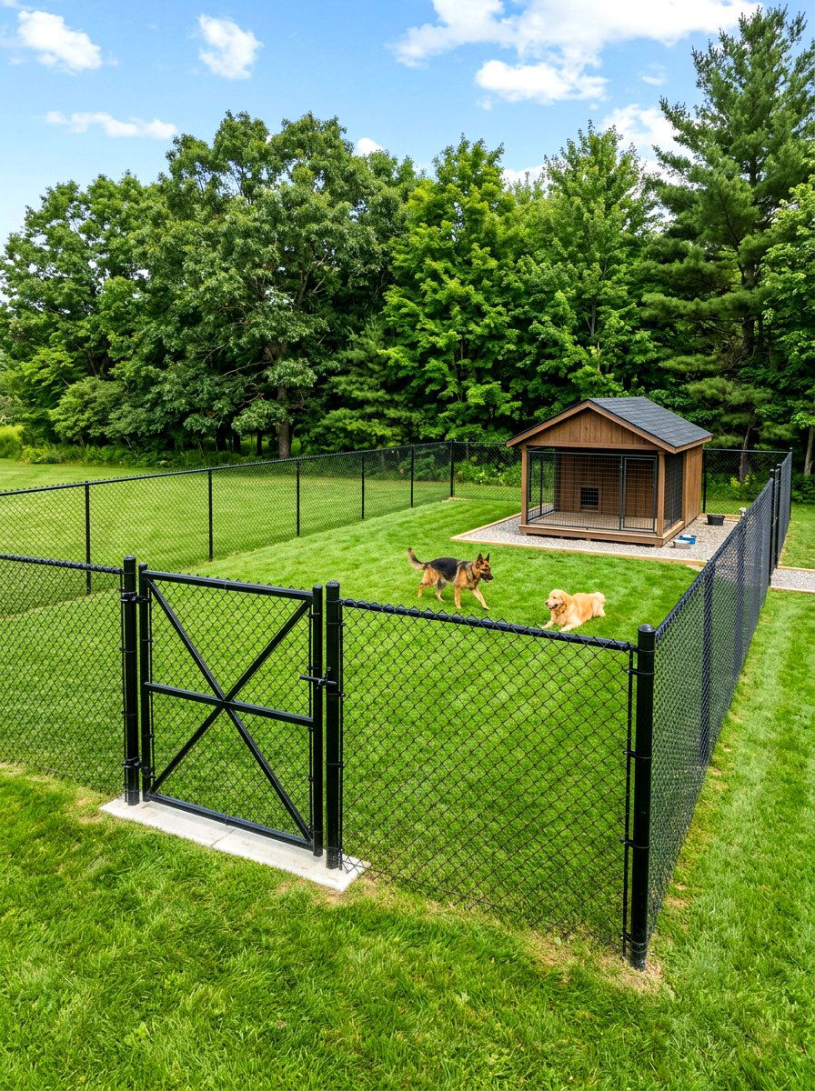 Large Breed Dog Run - 30 backyard dog run ideas